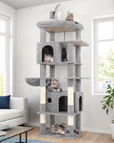 Globlazer large cat tree tower multi-level play area for multiple indoor cats
