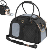 Globlyte dog purse luxe-design showcases premium PU leather for chic travel.