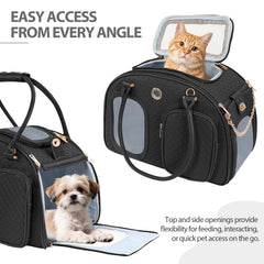 Globlyte pet-carrier-interior-safety-clip keeps your pet secure during trips.