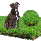 GLOBREEN large dog grass on balcony setup, realistic look for pet potty.