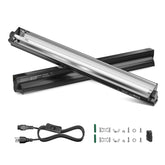 GlowUp 24W T5 UVB reptile fixture 22in with protective cover provides safe terrarium lighting.