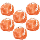 Glowyn Pink Himalayan Salt Lick on Rope provides a long-lasting mineral source for horses.