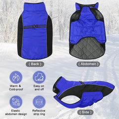 Gmayoo dog coat reflective strips for safer night walks.