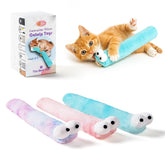 Gochanmon cat toys pillows caterpillar design invites playful indoor fun and exercise