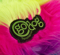 GoDog Furballz googly eyes toy that captures dogs’ attention during games.