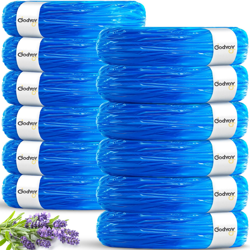 Godyoy 12-pack refill bags ready for quick, mess-free bag changes.