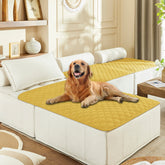 gogobunny dog bed cover waterproof outer layer protects furniture from spills and accidents.