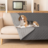 Gogobunny dog blanket waterproof closeup demonstrates moisture protection