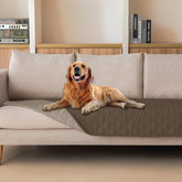 gogobunny dual-layer waterproof dog blanket shows outer layer and inner TPU membrane for protection