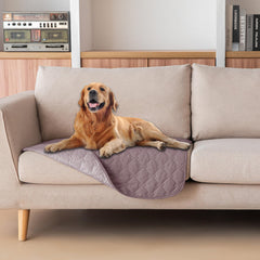 gogobunny dog blanket waterproof top view keeps furniture dry during muddy paw traffic.