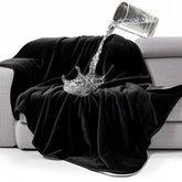 Gogobunny waterproof bed blanket shows leak-proof layer protecting mattress from spills.