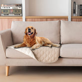 gogobunny waterproof dog bed cover 30x30 dual sides in dark beige shields furniture from spills
