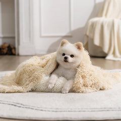 gogobunny waterproof dog blanket front view shows sofa protection and dry surfaces.