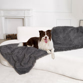 gogobunny waterproof dog blanket cover protects furniture from spills and accidents.