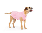 Gold Paw stretchy fleece coat puppy front view for warm winter walks.