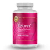 Gold Standard Herbs Cessorex powder being measured for dosing to support skin health