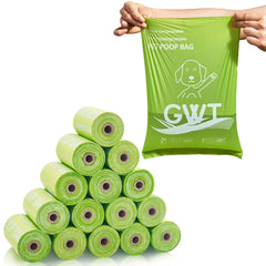 Gold Water Trading dog poop bags roll 270 count for reliable pet waste on walks.