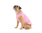 Gold Paw Duluth double fleece coat front view provides cozy warmth for chilly walks.