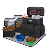 Goloni dog travel bag under-seat layout for easy airline trips