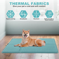 GOLOPET Teslin mesh closeup highlights breathable structure and cooling efficiency
