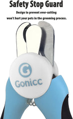 Gonicc ergonomic handles visible in a comfortable grip