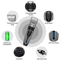 Gooad cat clippers low-noise operation keeps pets calm during grooming.