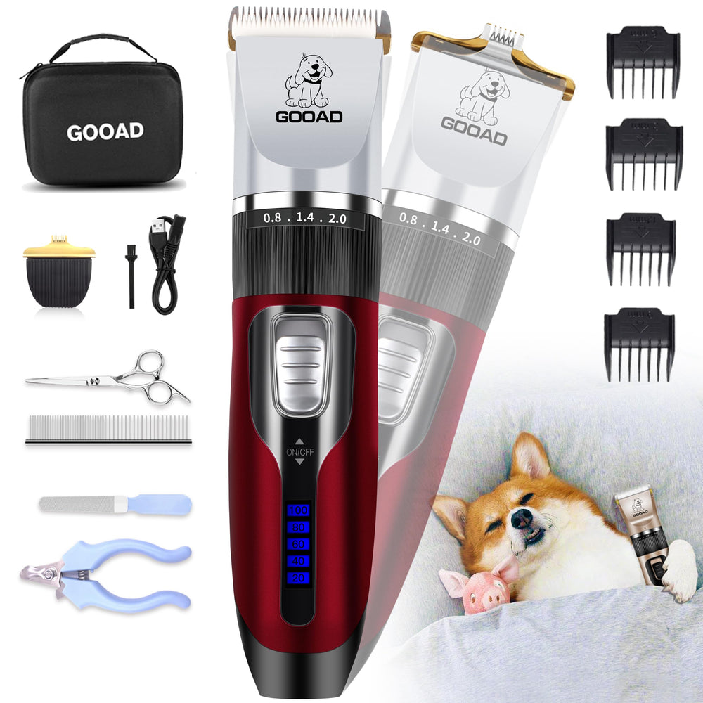 Gooad dog clippers cordless design enabling convenient on-the-go grooming