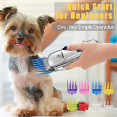 Gooad dog clippers low-noise operation reduces pet stress during grooming