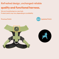 Gooby Comfort X Harness pink medium close-up of rotation buckles for effortless on/off.