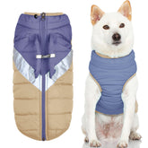 Gooby Mountaineer Jacket traffic-handle closeup enables quick, safe lifts.