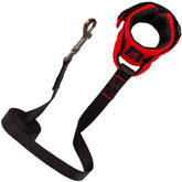 Gooby soft mesh wrist band surfer leash red with hands-free control for walks