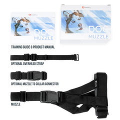 GoodBoy muzzle with adjustable strap for a secure, customizable fit.