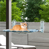 Goodhipi glow-dark cat window perch with four suction cups for sturdy indoor lounging.