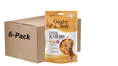 Good'n'Fun Triple Flavor Kabobs packshot shows long-lasting cat treat for playtime