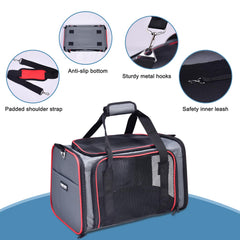 GOOPAWS collapsible travel carrier demonstrated for compact storage