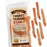 Gootoe turkey tendon dog treats pack-six-count for medium breeds supporting dental health.