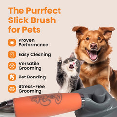 GoPets ergonomic nonslip handle designed for comfortable grooming sessions.