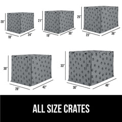GORILLA GRIP crate cover opens on all sides for multi-door access.