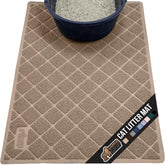 GORILLA GRIP cat litter mat top view traps litter to keep floors clean