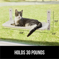 GORILLA GRIP cat window perch six-suction cups for secure windows.