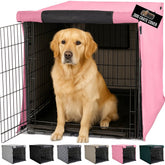 GORILLA GRIP dog crate cover 42 inch side view hides distractions and adds privacy