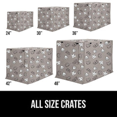 GORILLA GRIP Dog Crate Cover back vent supports ventilation while maintaining privacy