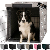 GORILLA GRIP dog crate cover front mesh window enhances visibility and airflow for calmer pets.