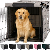 GORILLA GRIP Dog Crate Cover front vent window improves visibility and airflow for calmer sessions
