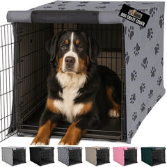 GORILLA GRIP dog crate cover privacy creates a dark, calmer space for anxious pets.