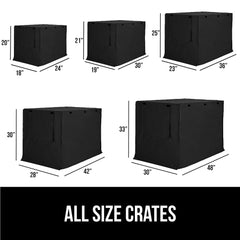 Gorilla Grip crate cover side flaps roll up for one to three door crates