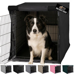 GORILLA GRIP dog crate cover side-open 36-inch improves privacy and reduces distractions for anxious pets.