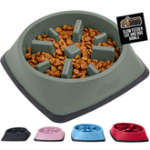 GORILLA GRIP slow feeder bowl with maze design for engaging mealtime
