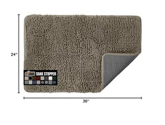 GORILLA GRIP SoakStopper traps dirt from muddy paws and boots for cleaner entryways.