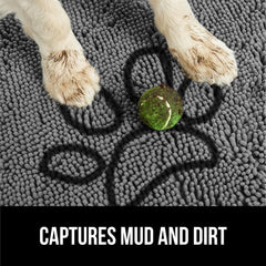 Gorilla Grip SoakStopper dirt-trapping entryway scene after rain.
